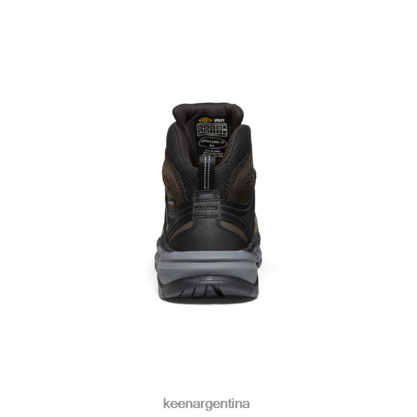 café en grano/negro calzado KEEN kansas city+ kbf impermeable medio (puntera blanda) T0822B2 hombres