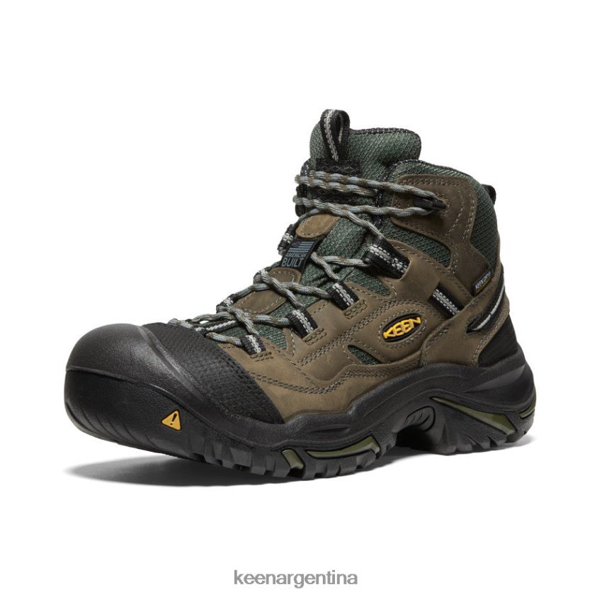 gárgola/noche del bosque calzado KEEN Braddock impermeable medio (puntera de acero) T0822B354 hombres