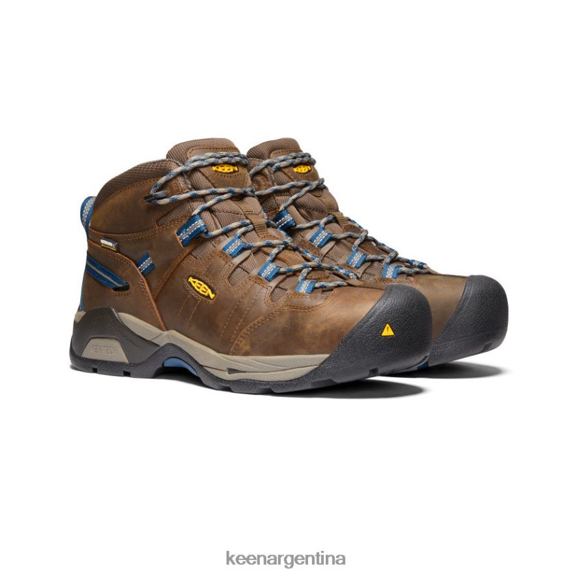 marrón cascada/azul orión calzado KEEN Bota impermeable detroit xt (puntera de acero) T0822B244 hombres