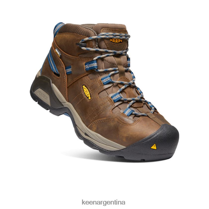 marrón cascada/azul orión calzado KEEN Bota impermeable detroit xt (puntera de acero) T0822B244 hombres