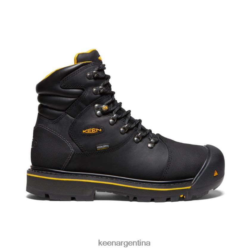 negro calzado KEEN milwaukee impermeable (puntera de acero) T0822B363 hombres