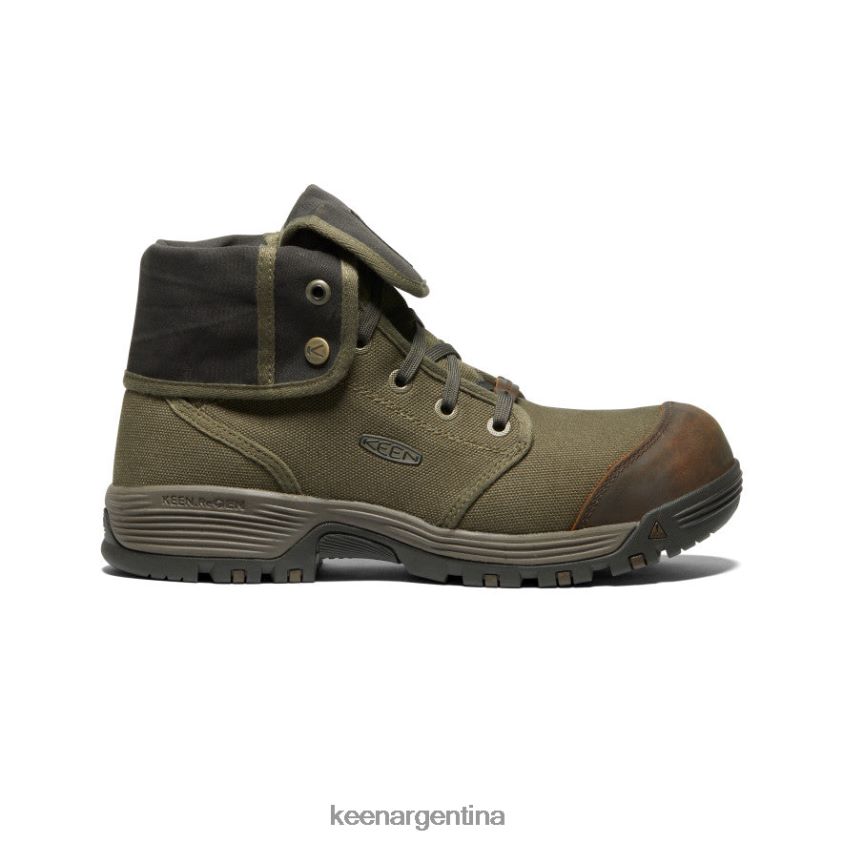 oliva militar/oliva negro calzado KEEN roswell mid (puntera de fibra de carbono) T0822B282 hombres