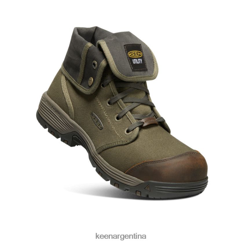oliva militar/oliva negro calzado KEEN roswell mid (puntera de fibra de carbono) T0822B282 hombres