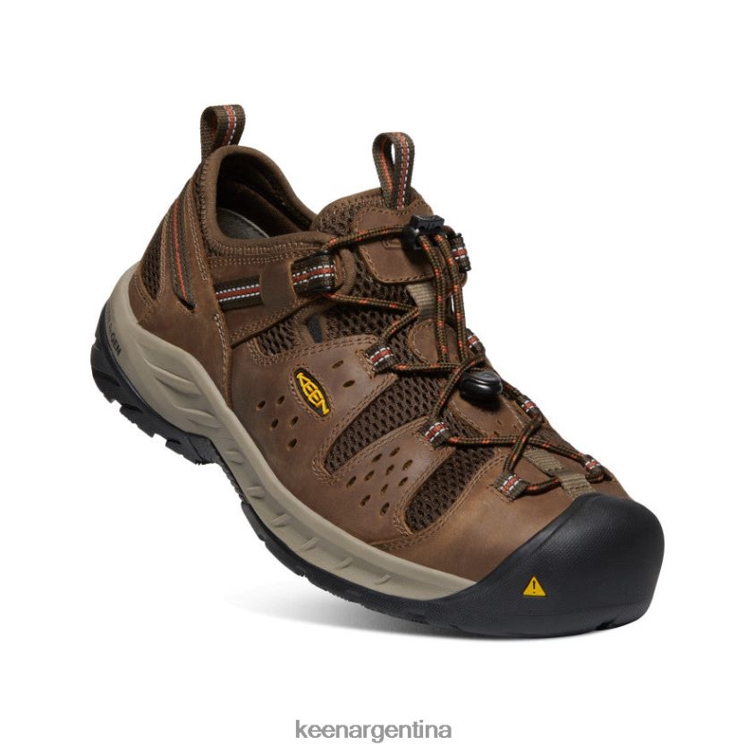 shitake/óxido calzado KEEN atlanta cool ii (puntera de acero) T0822B278 hombres