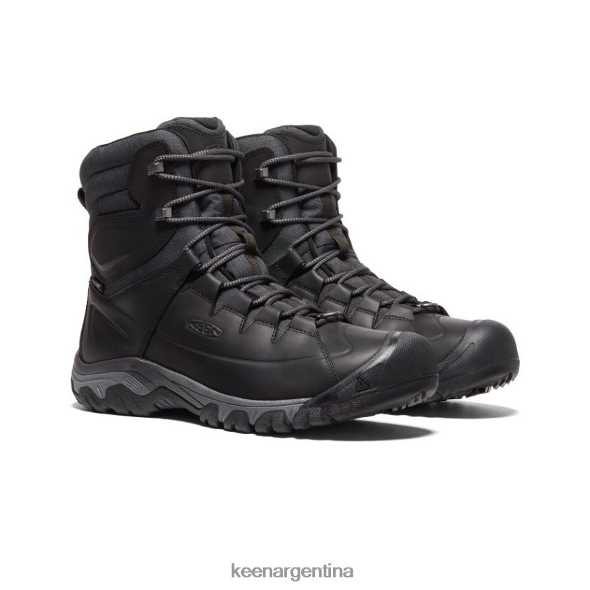 Cuervo negro calzado KEEN bota impermeable de encaje alto targhee T0822B390 hombres