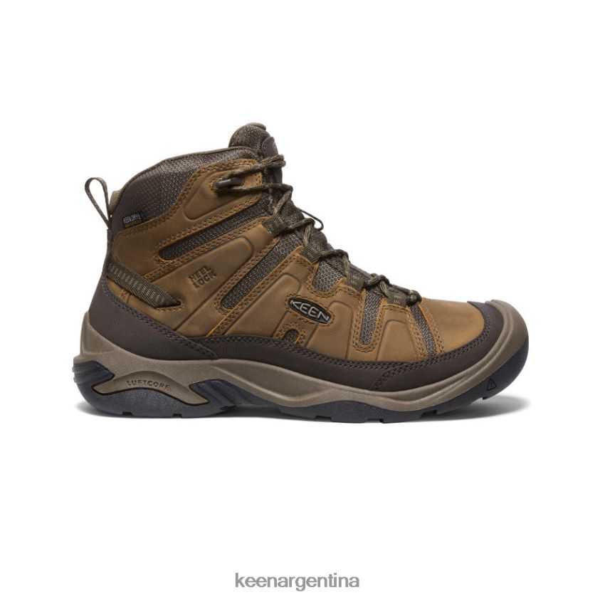 bisonte/atigrado calzado KEEN bota impermeable circadia T0822B71 hombres