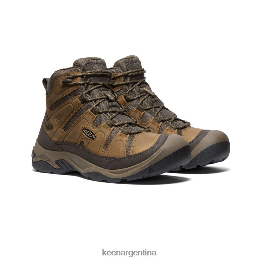 bisonte/atigrado calzado KEEN bota impermeable circadia T0822B71 hombres