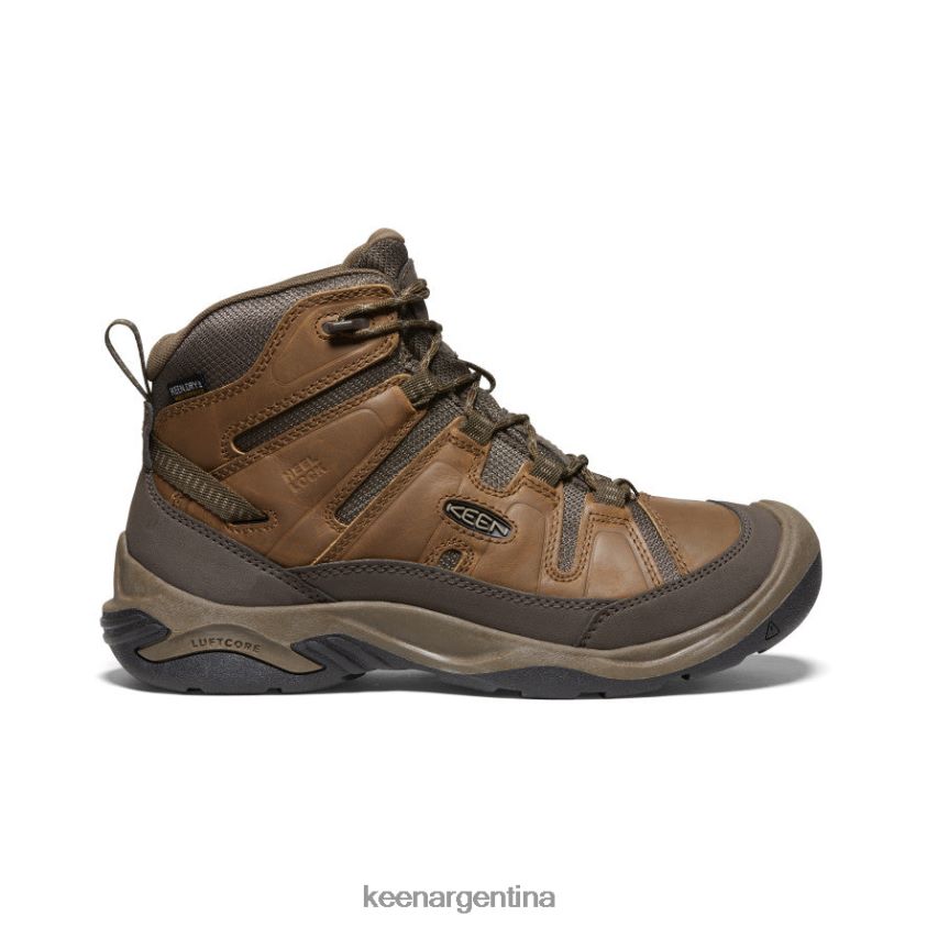 bisonte/atigrado calzado KEEN bota impermeable circadia ancha T0822B257 hombres