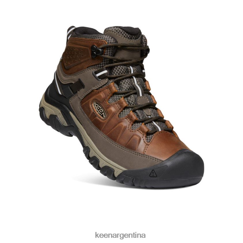 castaño/mantillo calzado KEEN targhee iii impermeable medio T0822B226 hombres