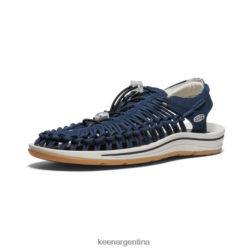 azul marino/abedul calzado KEEN lienzo uneek T0822B106 hombres