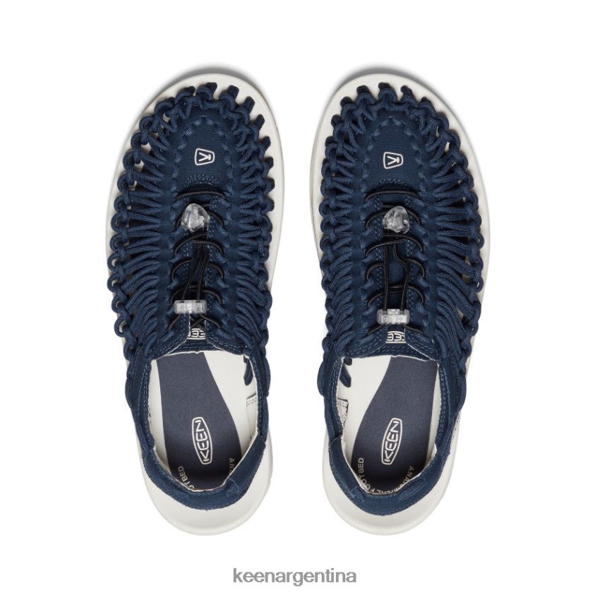 azul marino/abedul calzado KEEN lienzo uneek T0822B106 hombres