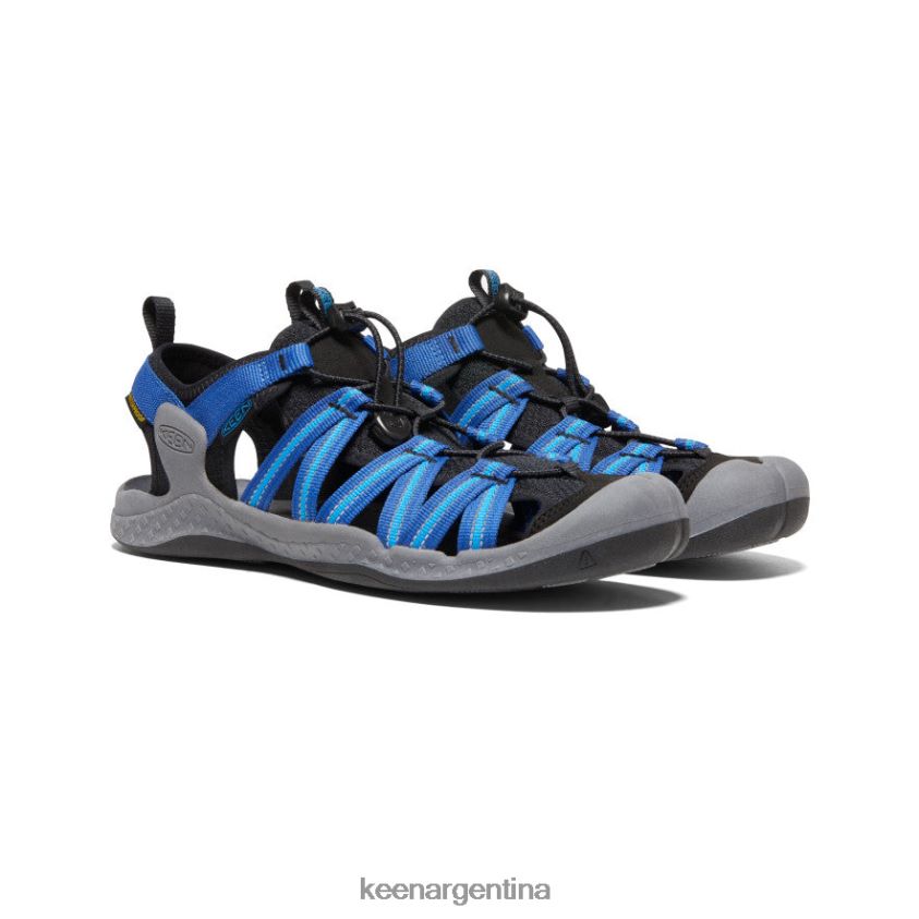 gris acero/azul brillante calzado KEEN sandalia drift creek h2 T0822B112 hombres