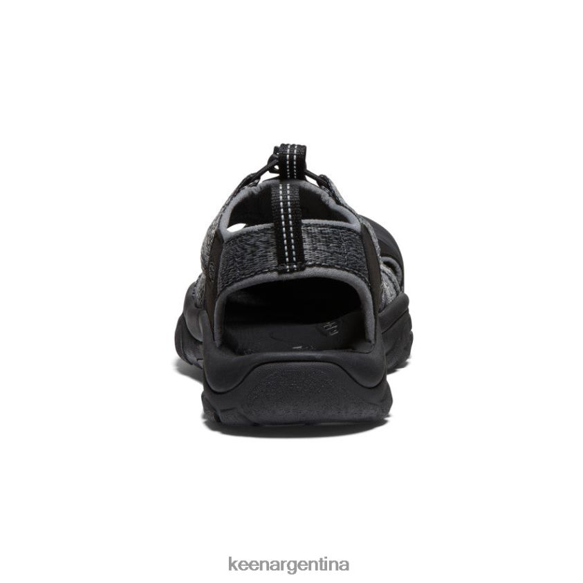 negro/gris acero calzado KEEN newport h2 T0822B41 hombres
