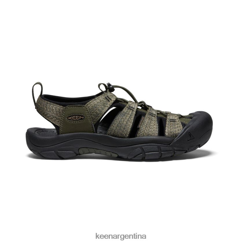 noche del bosque/negro calzado KEEN newport h2 T0822B40 hombres