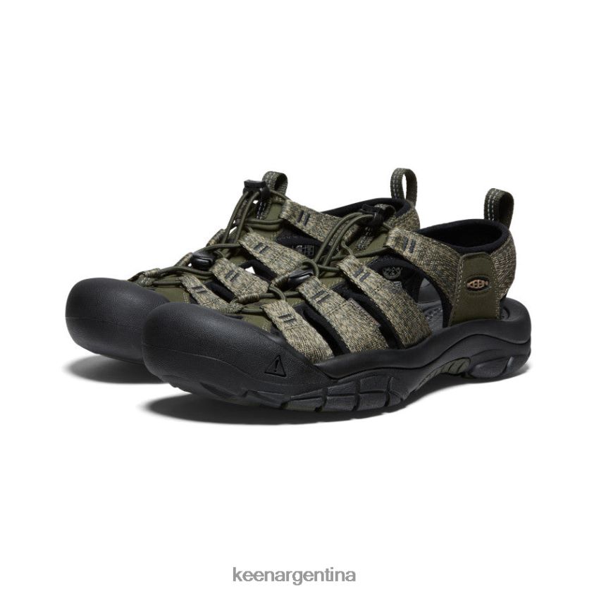noche del bosque/negro calzado KEEN newport h2 T0822B40 hombres