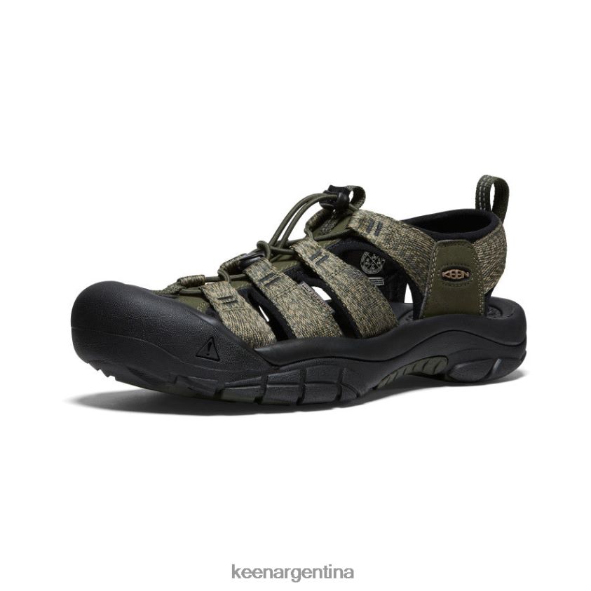noche del bosque/negro calzado KEEN newport h2 T0822B40 hombres