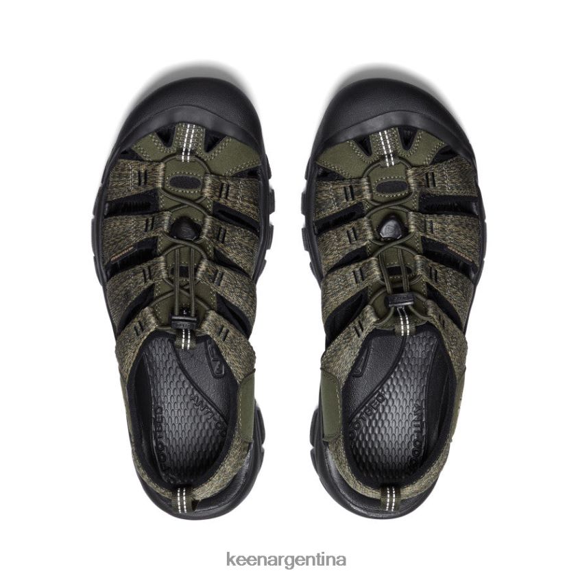 noche del bosque/negro calzado KEEN newport h2 T0822B40 hombres