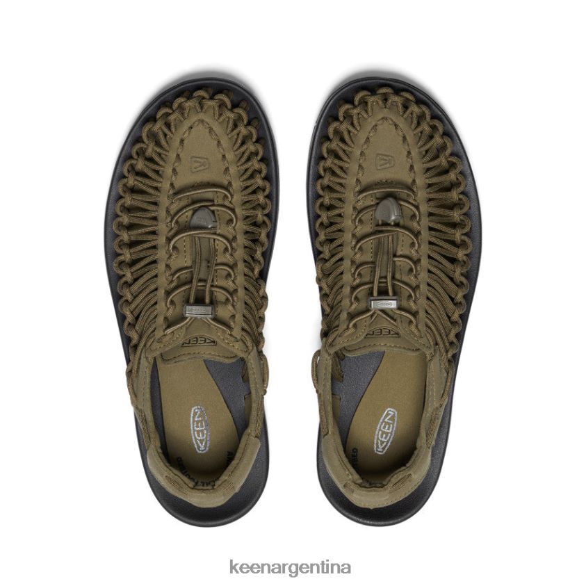 oliva oscuro/negro calzado KEEN uneek T0822B113 hombres