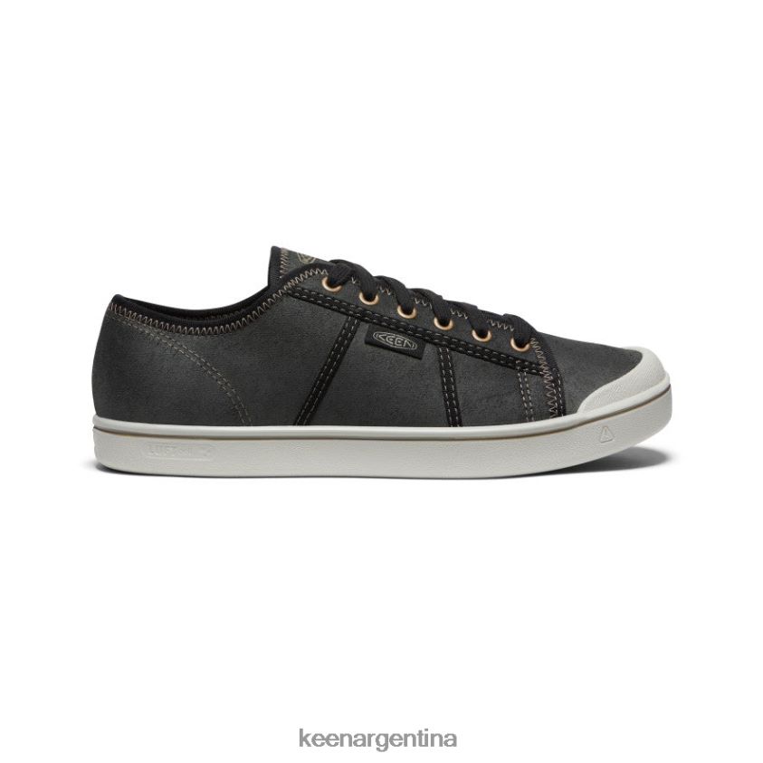 abedul negro/plateado calzado KEEN zapatillas eldon de cuero cosecha T0822B286 hombres