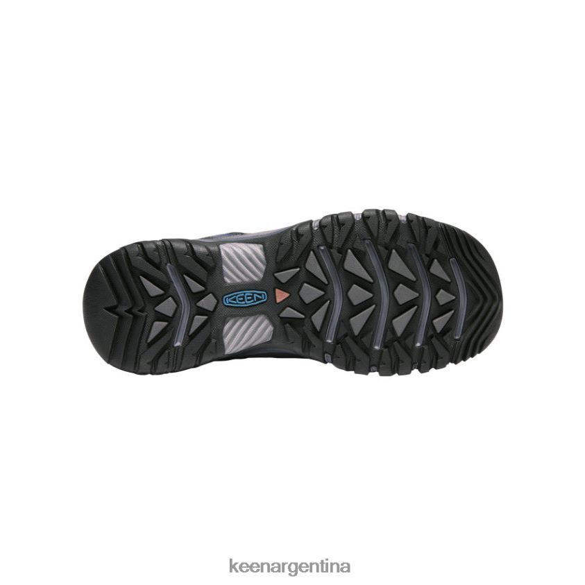 gris acero/azul capitán calzado KEEN targhee iii impermeable T0822B150 hombres
