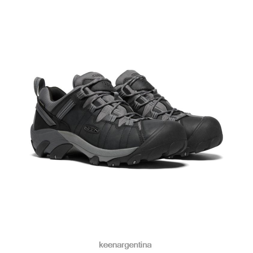 negro/gris acero calzado KEEN targhee ii impermeable T0822B204 hombres