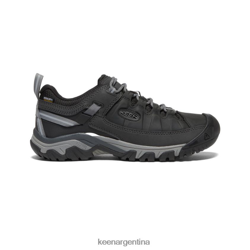 negro/gris acero calzado KEEN targhee iii impermeable T0822B147 hombres