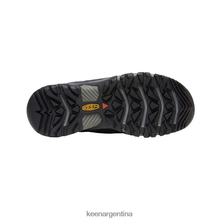 negro/gris acero calzado KEEN targhee iii impermeable T0822B147 hombres