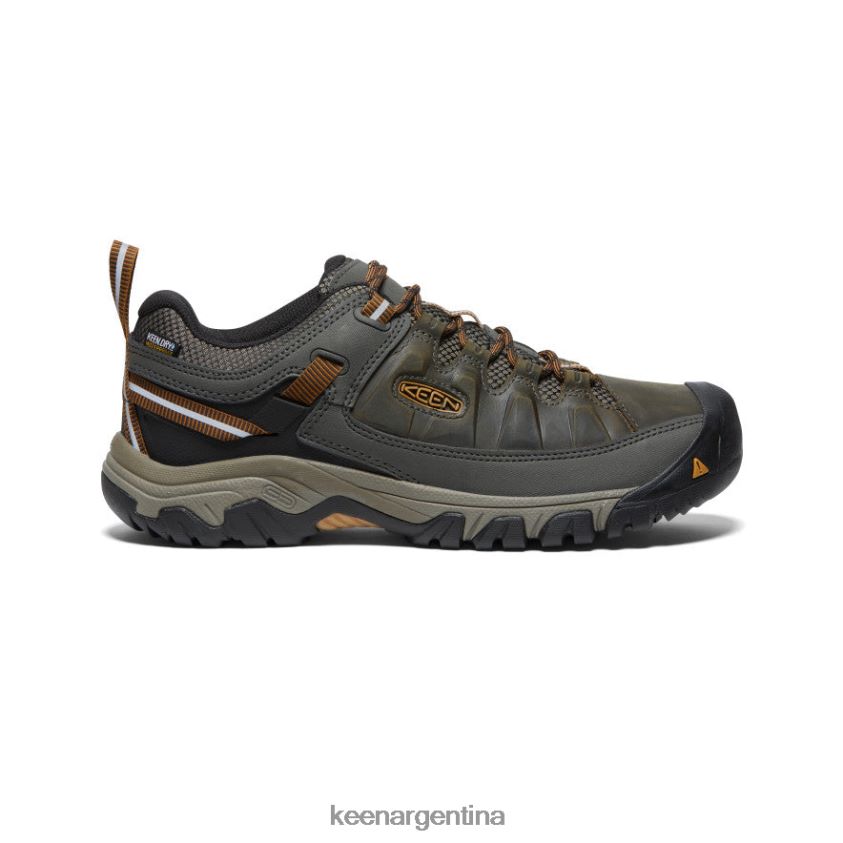 negro oliva/marrón dorado calzado KEEN targhee iii impermeable T0822B149 hombres