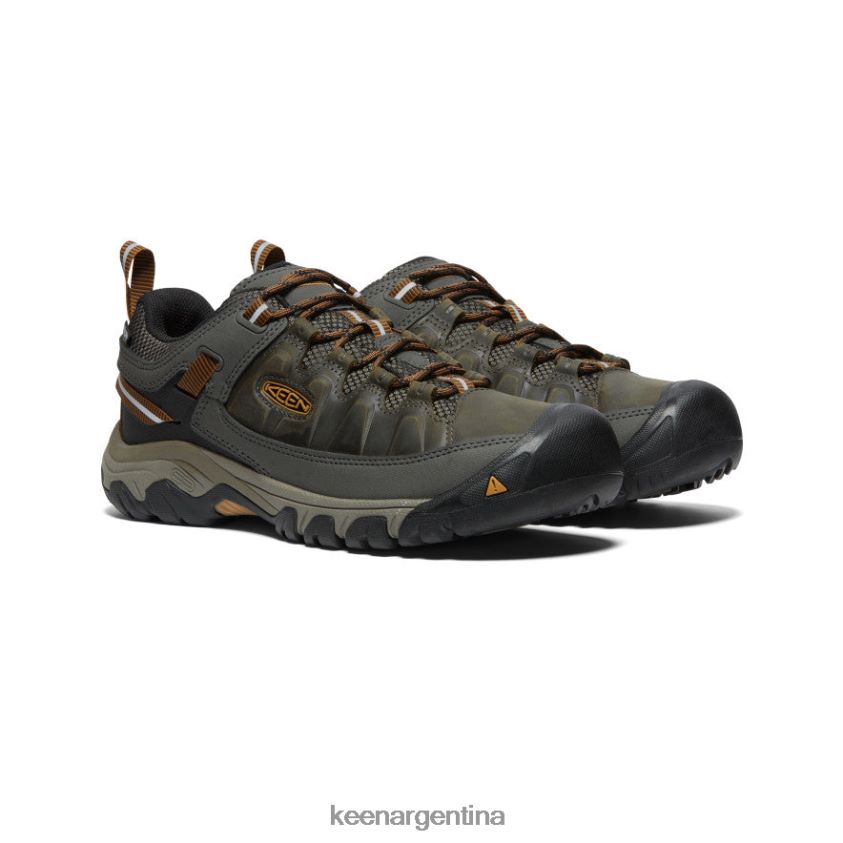 negro oliva/marrón dorado calzado KEEN targhee iii impermeable T0822B149 hombres