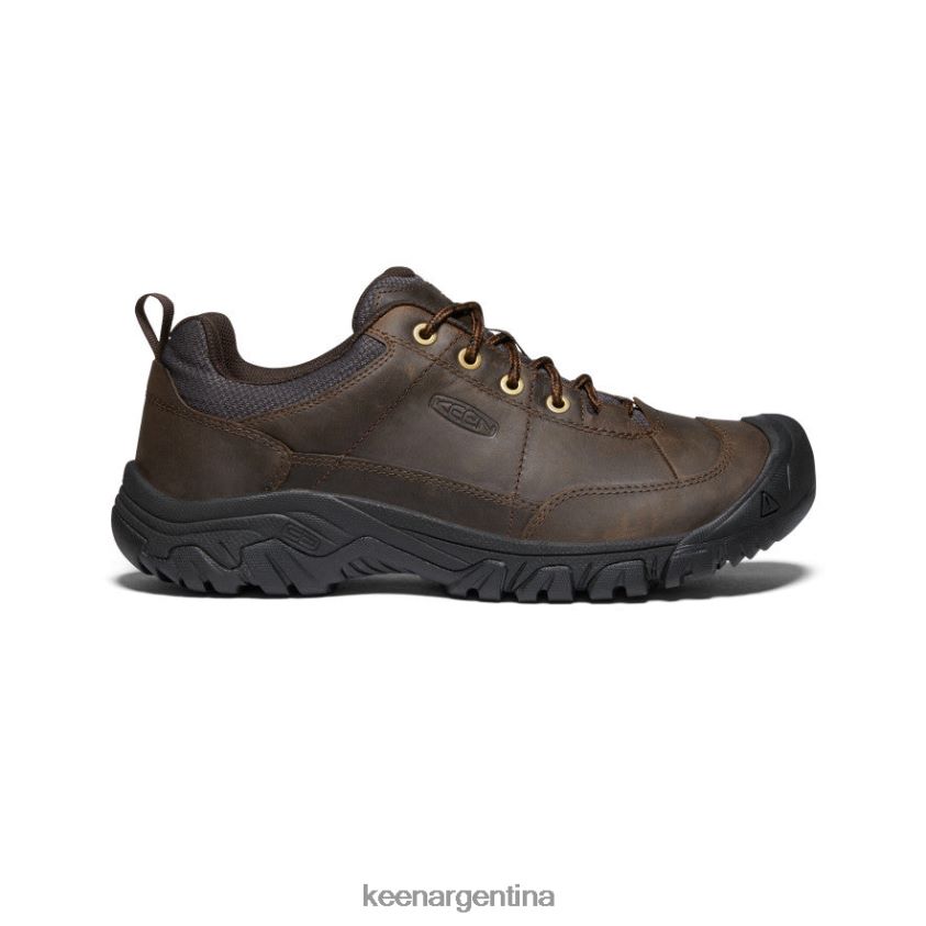 tierra oscura/mantillo calzado KEEN zapato ancho targhee iii oxford T0822B252 hombres