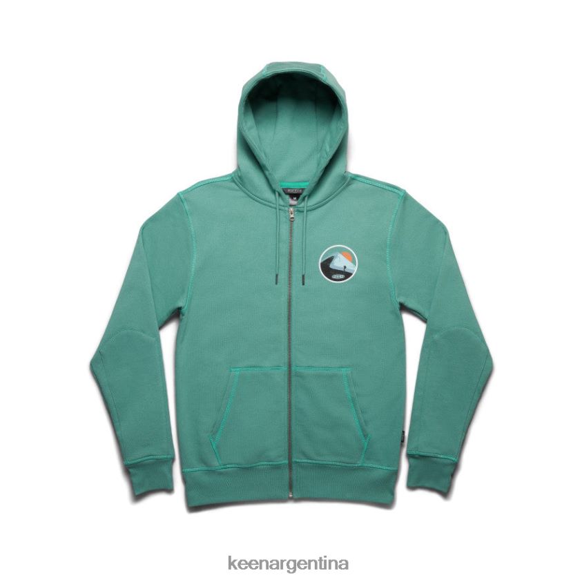 abeto azul ropa KEEN caminata más sudadera con capucha T0822B341 hombres