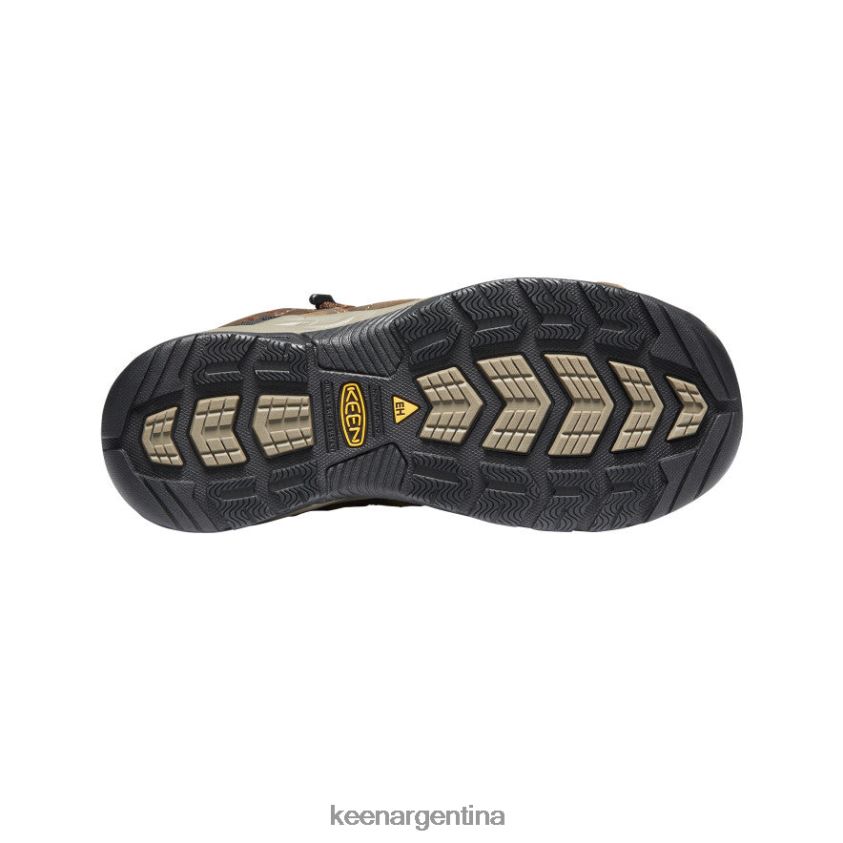 marrón cascada/polvo de ladrillo calzado KEEN Bota impermeable Flint II (puntera blanda) T0822B608 mujer
