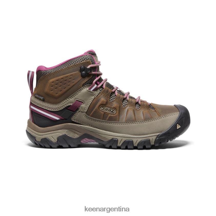 Weiss/Boysenberry calzado KEEN targhee iii impermeable medio T0822B569 mujer