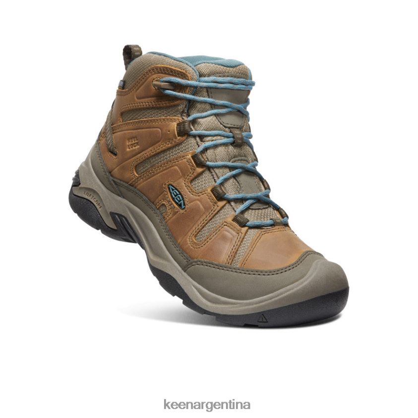 coco tostado/atlántico norte calzado KEEN bota impermeable circadia T0822B637 mujer