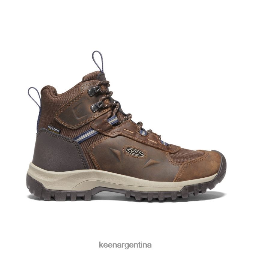 coco tostado/índigo vintage calzado KEEN Bota impermeable Basin Ridge T0822B708 mujer