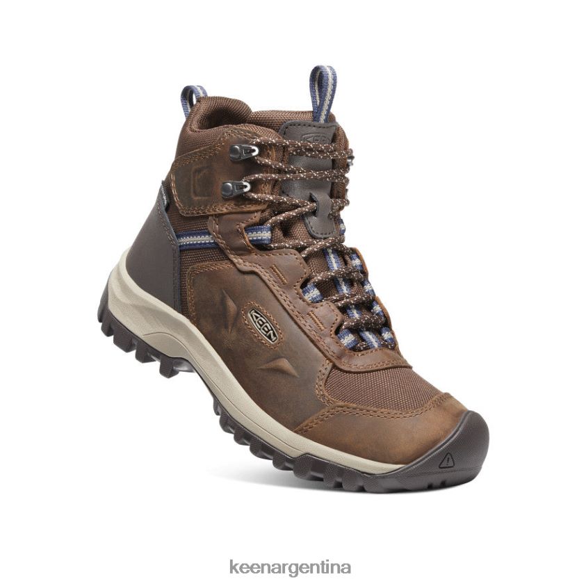 coco tostado/índigo vintage calzado KEEN Bota impermeable Basin Ridge T0822B708 mujer