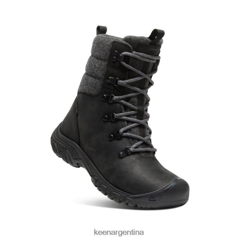 lana negra/negra calzado KEEN bota impermeable greta T0822B691 mujer