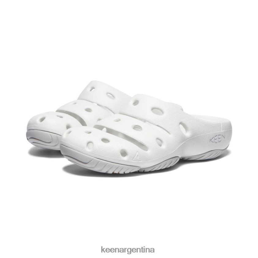 blanco estrella/vapor calzado KEEN yogui T0822B623 mujer