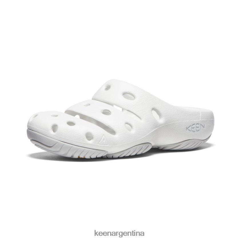 blanco estrella/vapor calzado KEEN yogui T0822B623 mujer