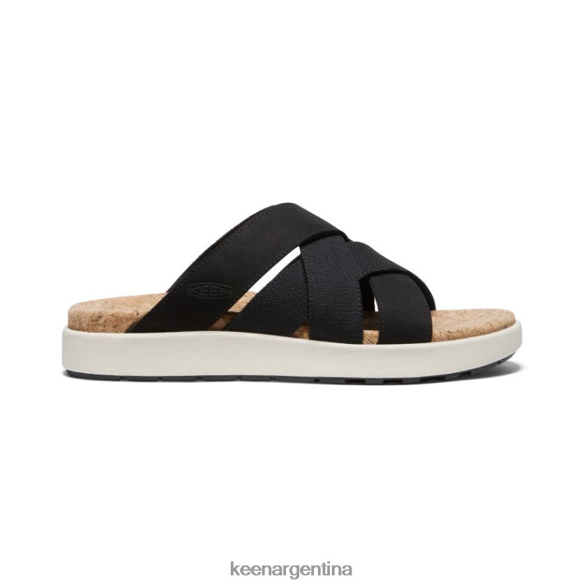 negro/abedul calzado KEEN tobogán mixto elle T0822B430 mujer