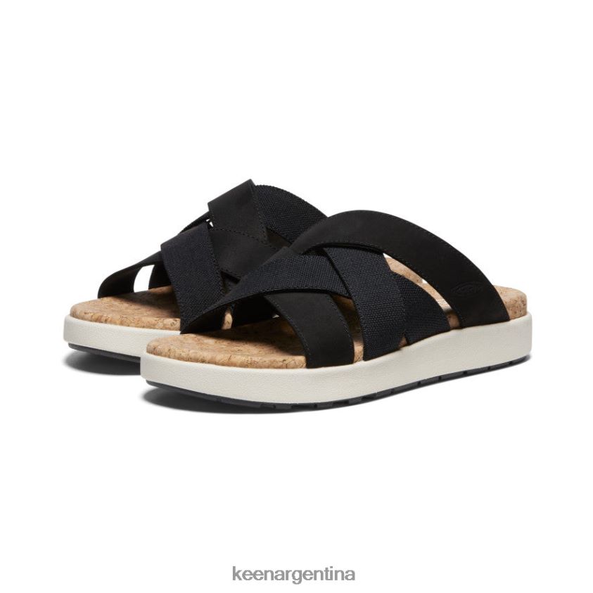 negro/abedul calzado KEEN tobogán mixto elle T0822B430 mujer