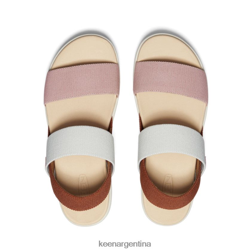 caparazón de tortuga/abedul calzado KEEN sandalia elle con tira trasera T0822B421 mujer