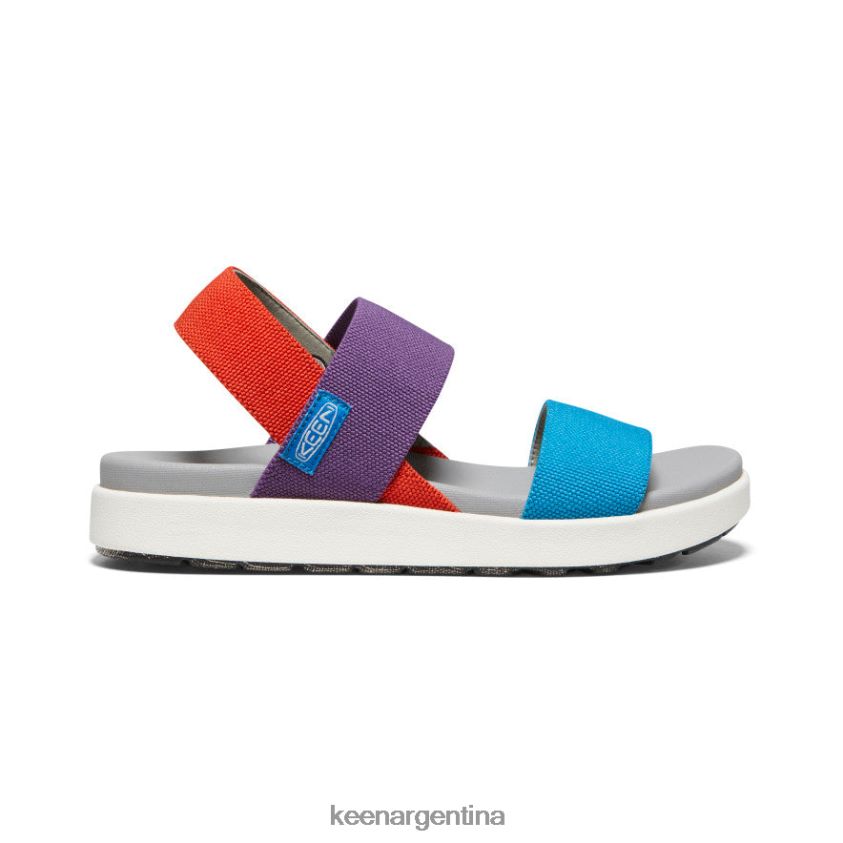 carisma/arcilla roja/tritono azul fiordo calzado KEEN sandalia elle con tira trasera T0822B419 mujer