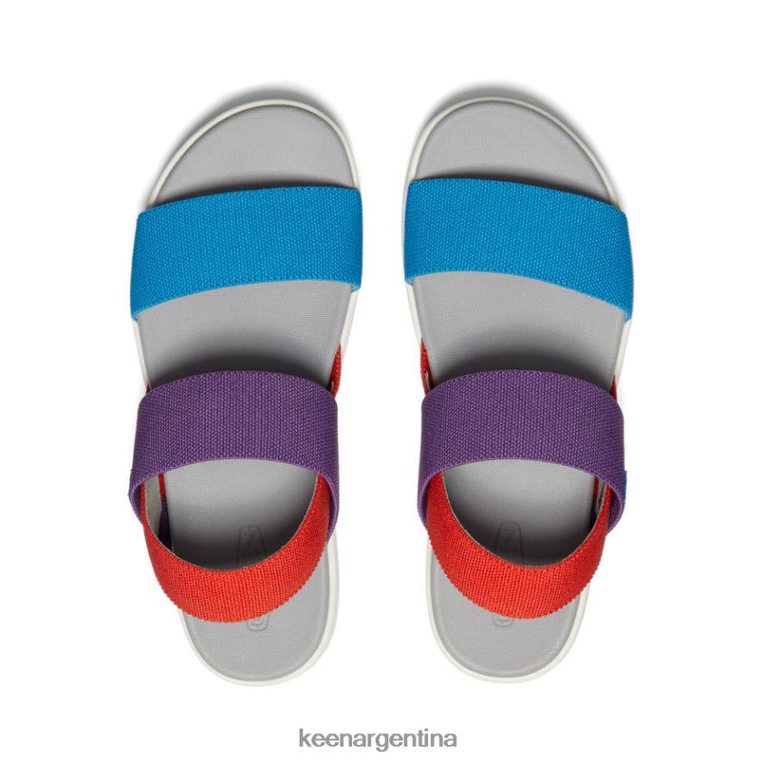 carisma/arcilla roja/tritono azul fiordo calzado KEEN sandalia elle con tira trasera T0822B419 mujer