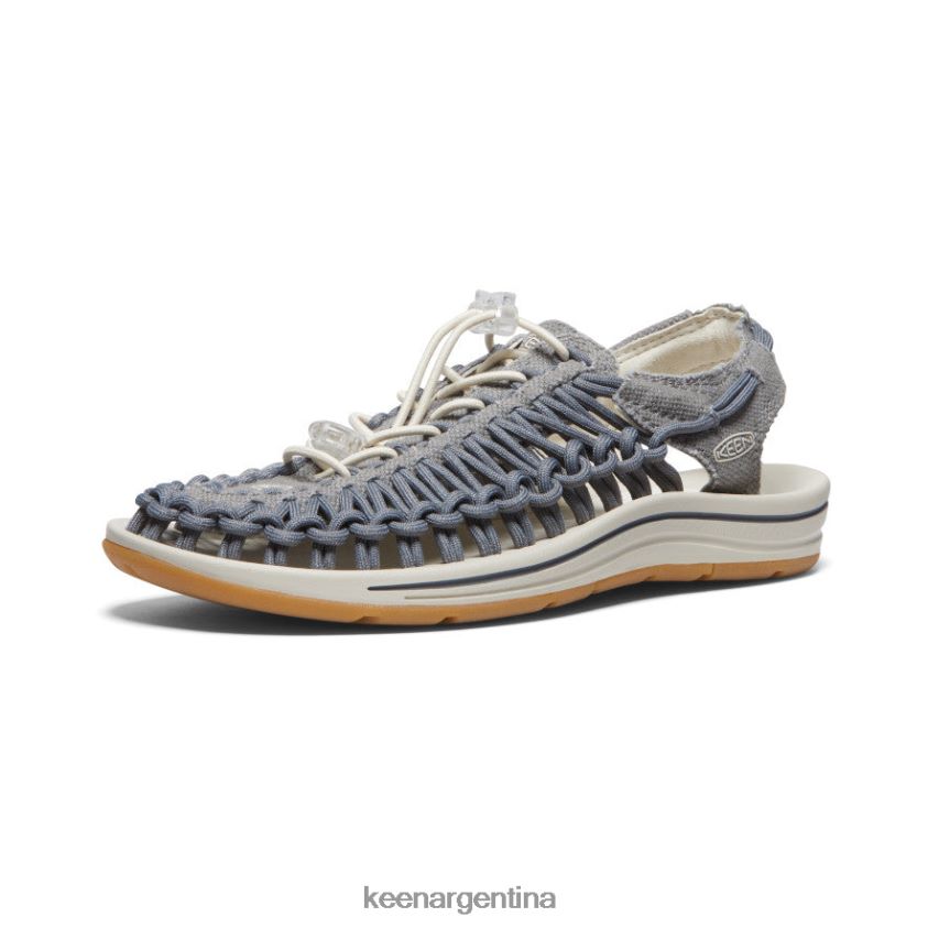 gris acero/abedul calzado KEEN lienzo uneek T0822B507 mujer