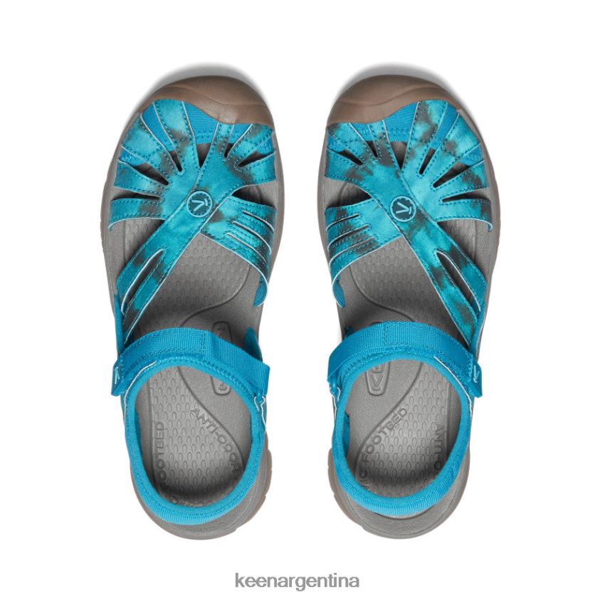 musgo marino/teñido anudado calzado KEEN sandalia rosa T0822B568 mujer