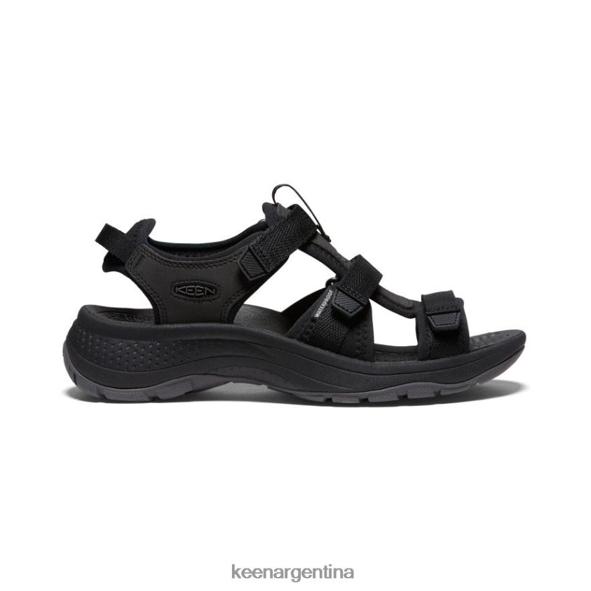 negro calzado KEEN astoria west con puntera abierta T0822B532 mujer