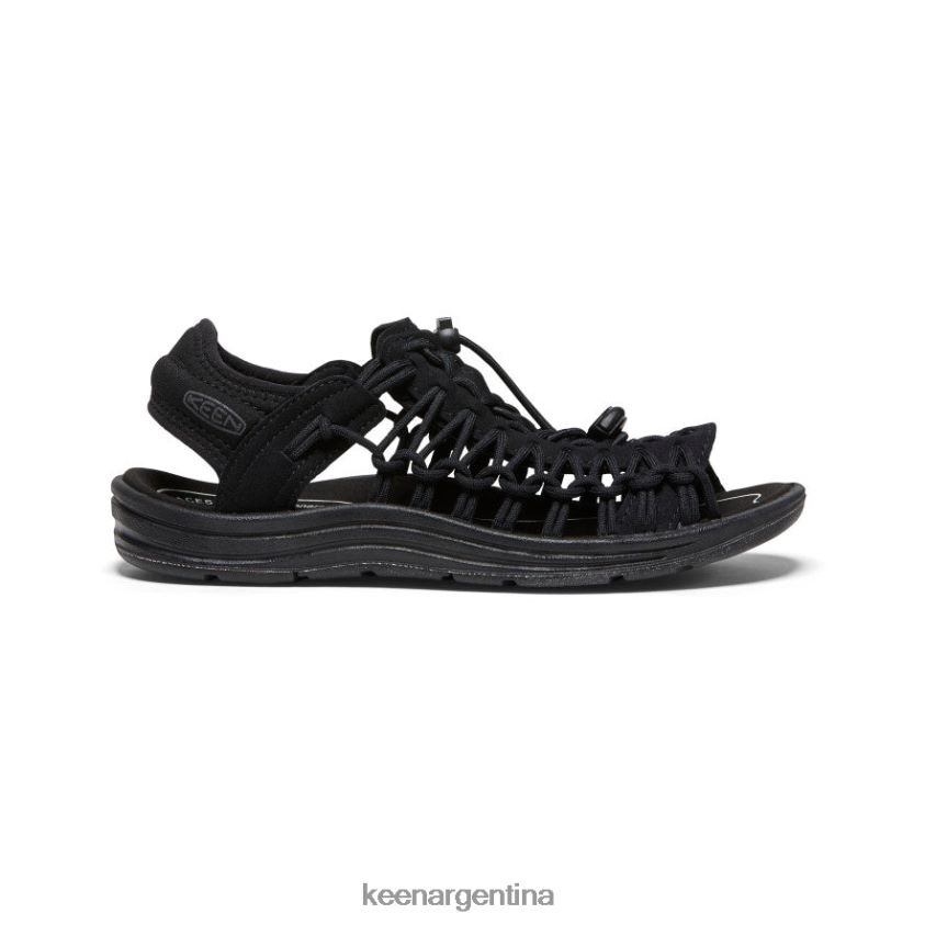 negro calzado KEEN uneek ii punta abierta T0822B448 mujer