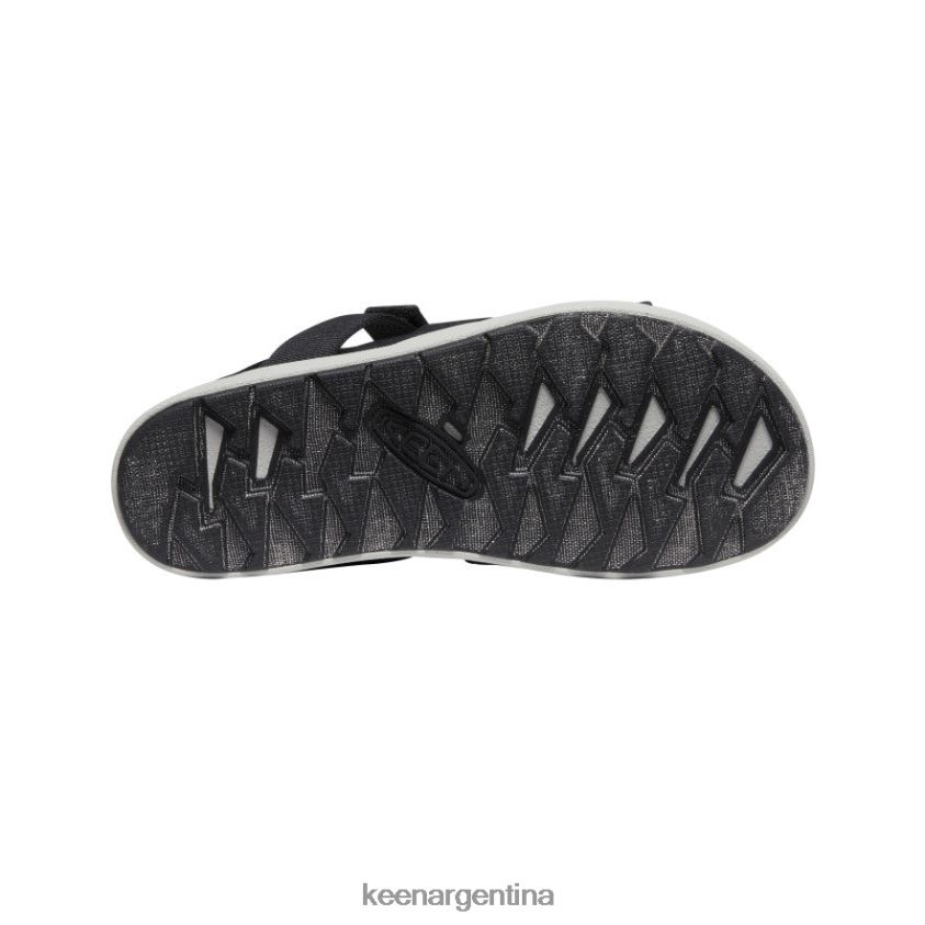 negro/vapor calzado KEEN elle tiras T0822B472 mujer