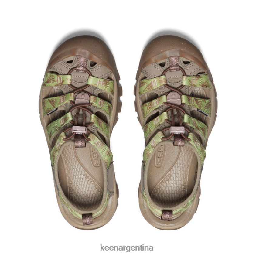 oso ahumado/estragón calzado KEEN newport retro x oso ahumado T0822B499 mujer